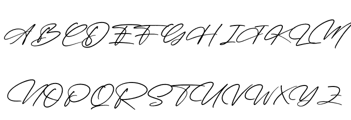 Montana Victory フォント 大文字