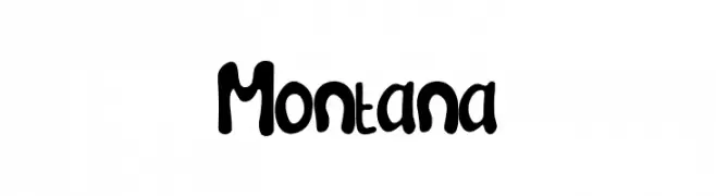Montana  font caratteri gratis