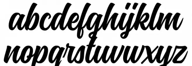 Montana خط أحرف صغيرة