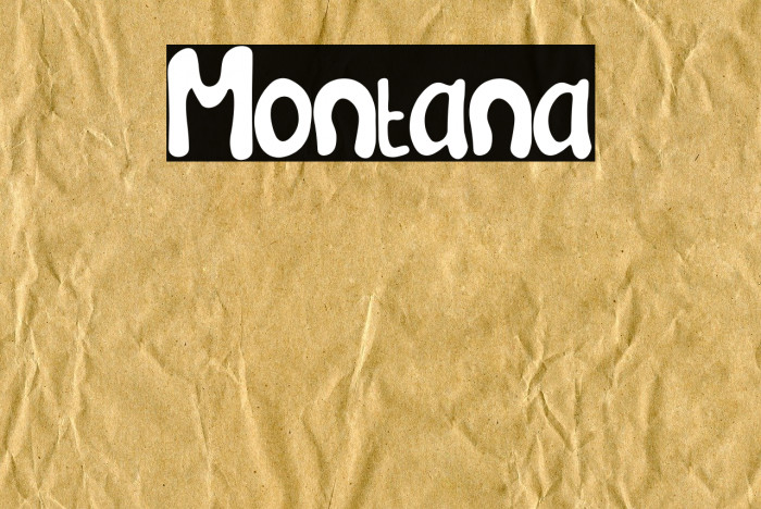Montana Font examples