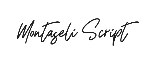 Montaseli Script Logo