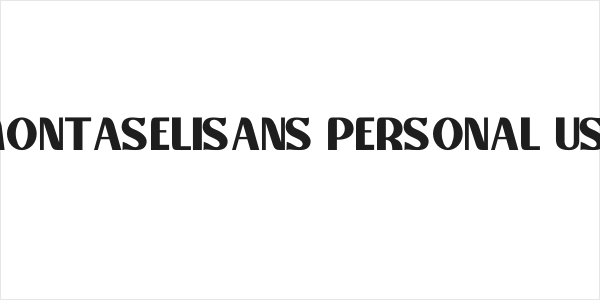 Montaselisans Personal Use Logo