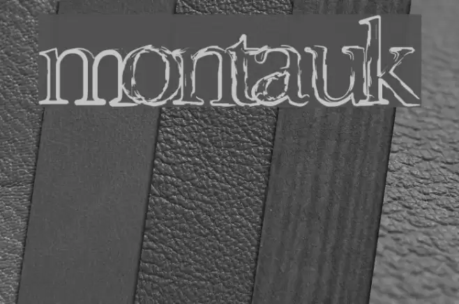 Montauk Font examples