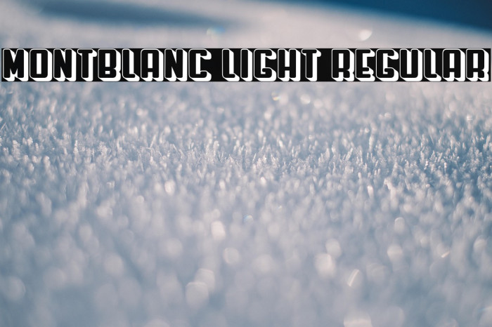 Montblanc Light Regular Example 3