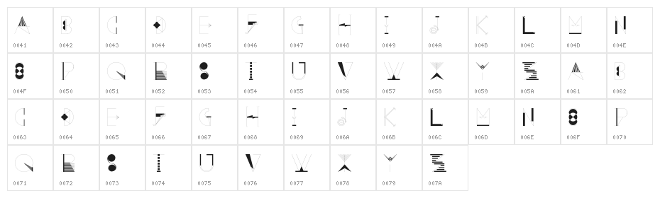 Montchauve Character Map