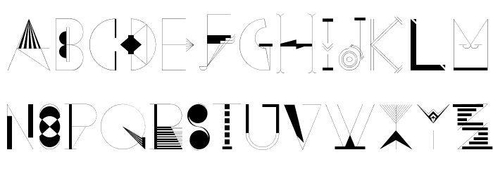Montchauve Font LOWERCASE