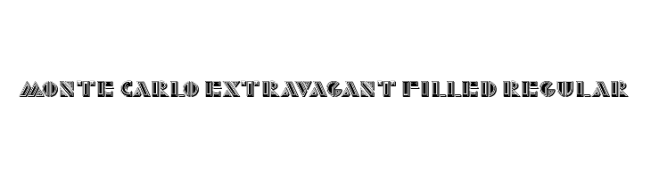 Monte Carlo Extravagant Filled Regular  Descarca Fonturi Gratis
