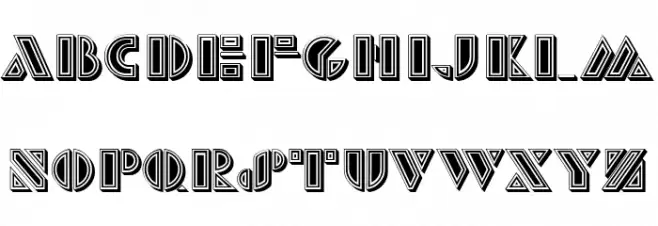 Monte Carlo Extravagant Filled Regular Font Litere mari
