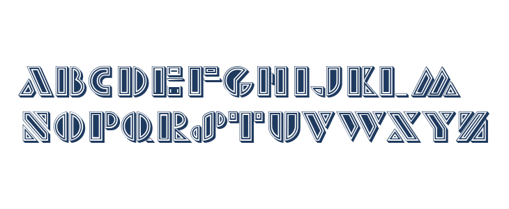 Monte Carlo Extravagant Filled Regular Lowercase