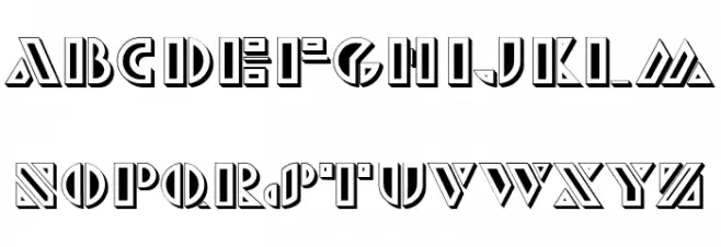 Monte Carlo Extravagant Hollow Regular Schriftart Kleinbuchstaben
