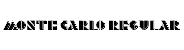 Monte Carlo Regular  नि: शुल्क फ़ॉन्ट्स डाउनलोड