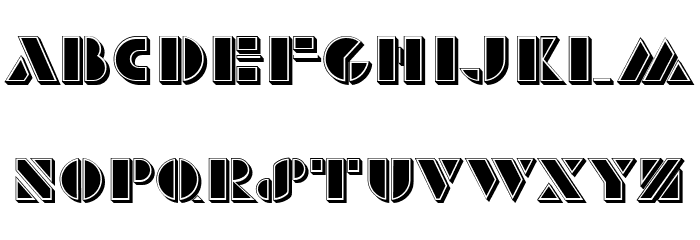 Monte Carlo Regular Font LOWERCASE