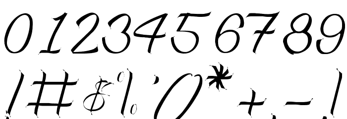 Monte Cristo Font OTHER CHARS