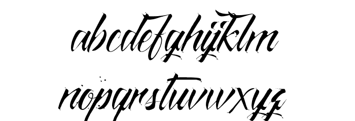Monte Cristo Font LOWERCASE