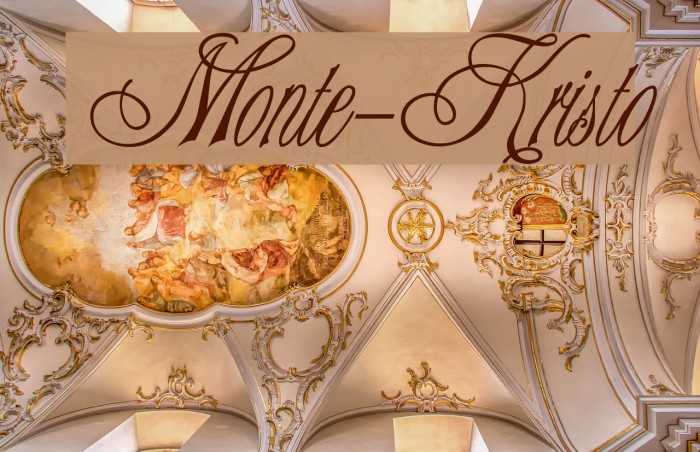 Monte-Kristo Font examples