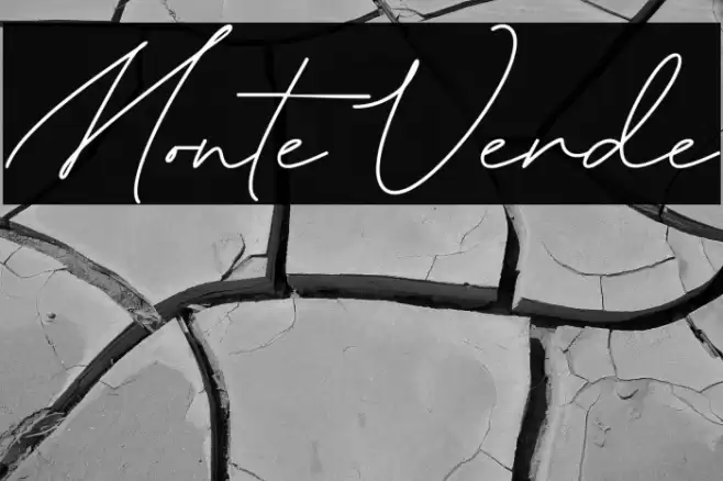Monte Verde Schriftart examples