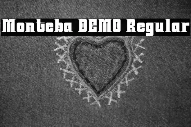 Monteba DEMO Regular फ़ॉन्ट examples