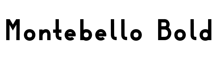 Montebello Bold  免费字体下载