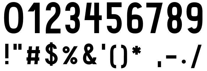 Montebello Bold Font OTHER CHARS
