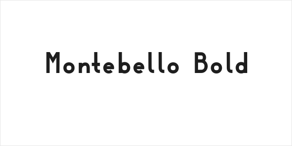 Montebello Bold Logo