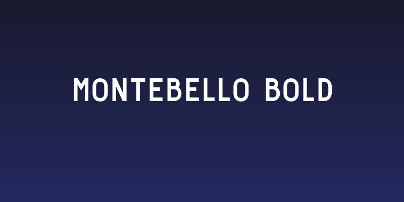 Montebello Bold Social Header