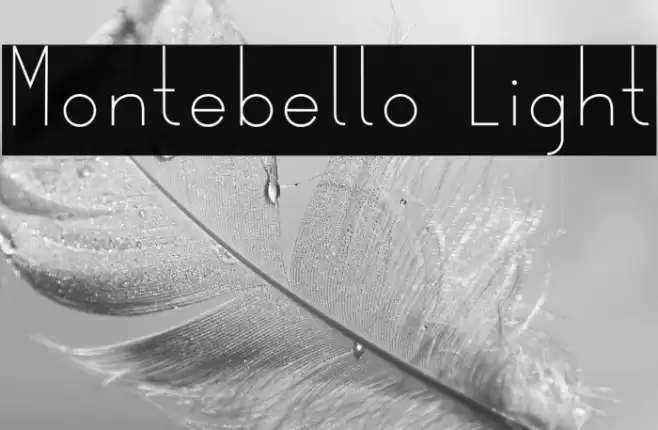 Montebello Light Font examples