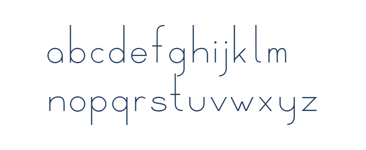 Montebello Light Lowercase