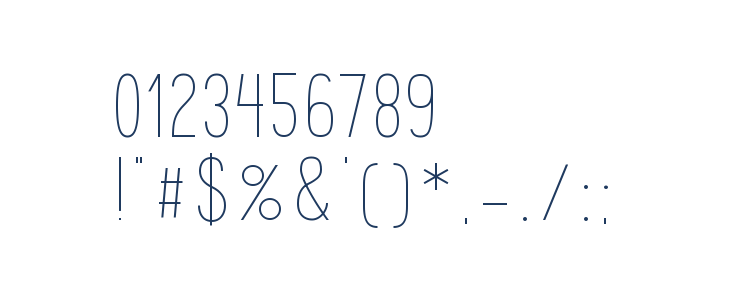 Montebello Regular Other Characters