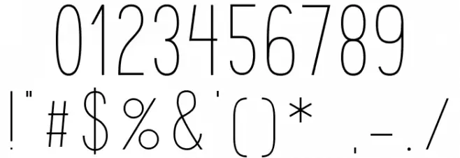 Montebello Regular Font OTHER CHARS