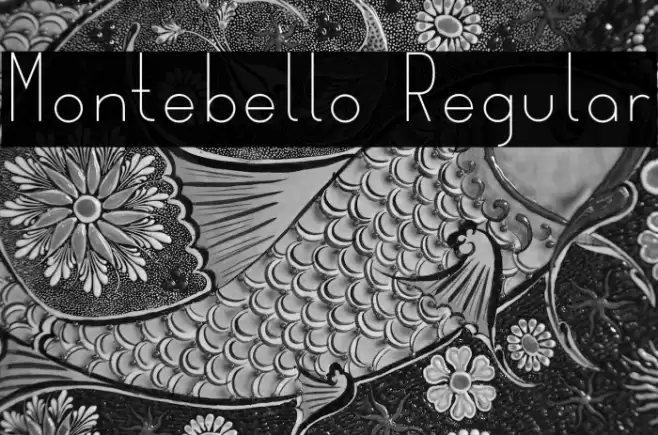 Montebello Regular Font examples
