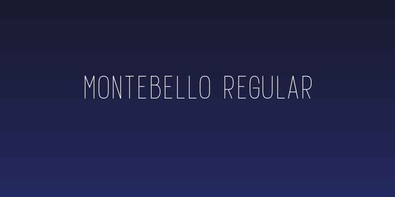 Montebello Regular Social Header