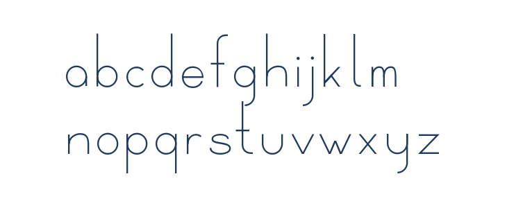 Montebello Regular Lowercase