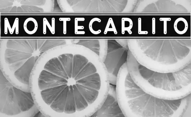Montecarlito Font examples