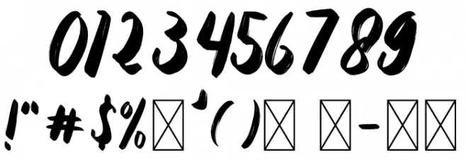 Montego Bay Font OTHER CHARS