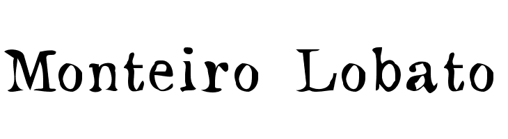 Monteiro Lobato  Descarca Fonturi Gratis
