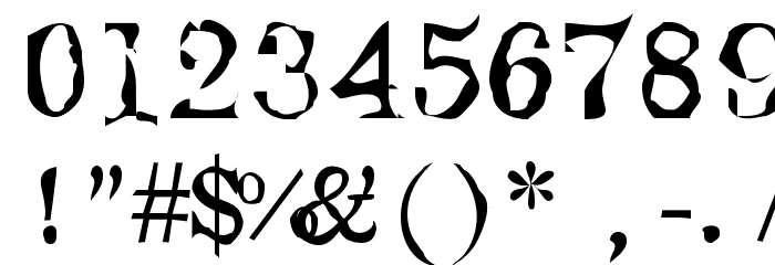 Monteiro Lobato Font OTHER CHARS