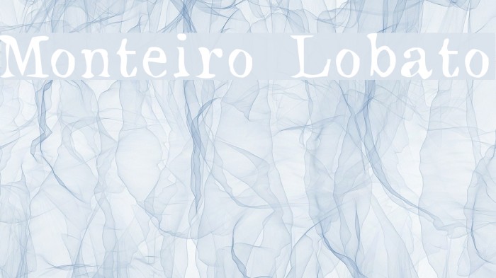 Monteiro Lobato Font examples