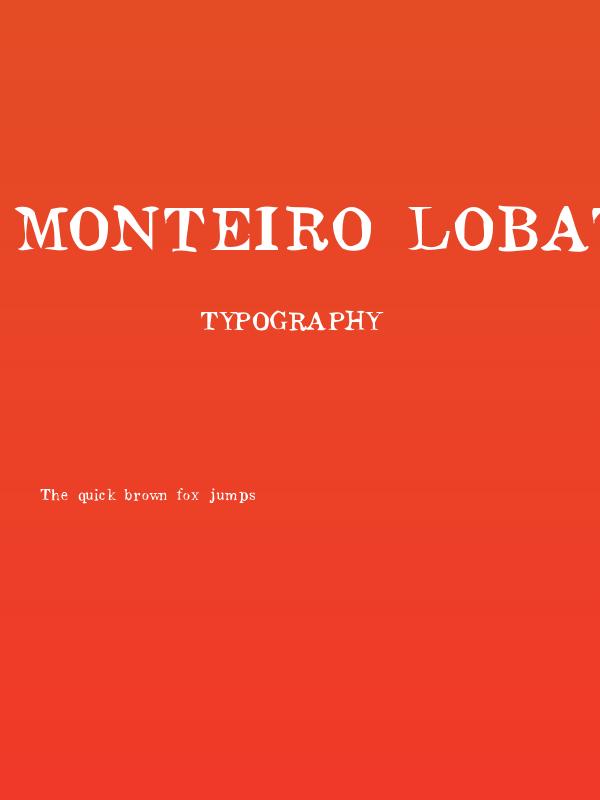 Monteiro Lobato Poster