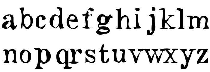 Monteiro Lobato Font LOWERCASE