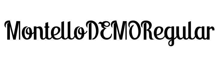 Montello DEMO Regular  les polices de caractères gratuit tlcharger