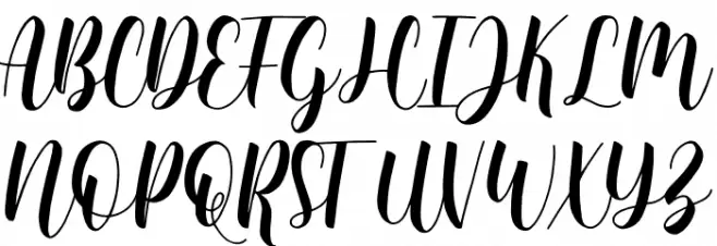 Montelova Schriftart Groß