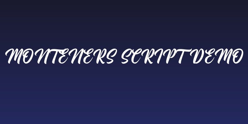 Monteners Script Demo Social Header