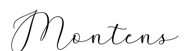 Montens  免费字体下载
