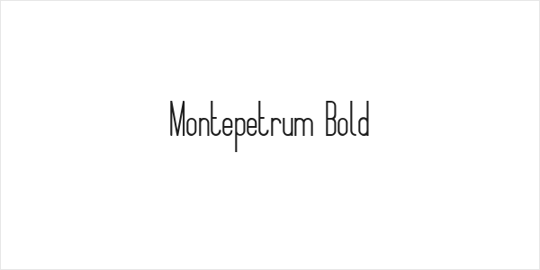 Montepetrum Bold Logo