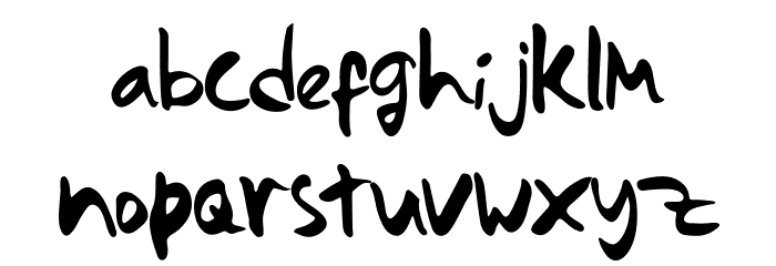 Monterado Font LOWERCASE