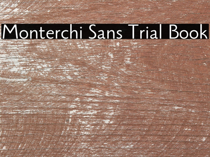 Monterchi Sans Trial Book Example 1