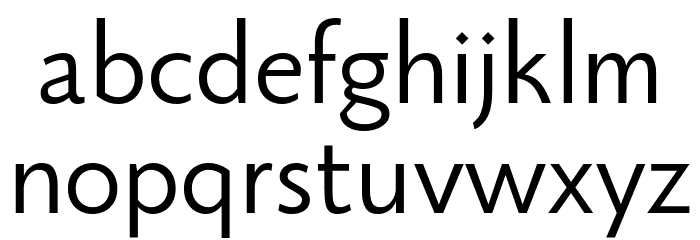 Monterchi Sans Trial Book Font LOWERCASE