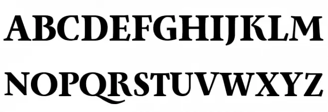 Monterchi Serif Trial Extrabold Schriftart Groß