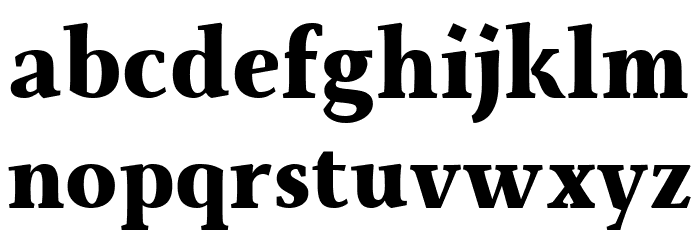 Monterchi Serif Trial Extrabold Font LOWERCASE