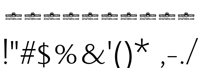Monterchi Trial Book Font OTHER CHARS
